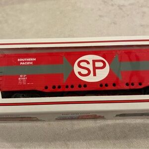 Southern Pacific Red Train Car Model